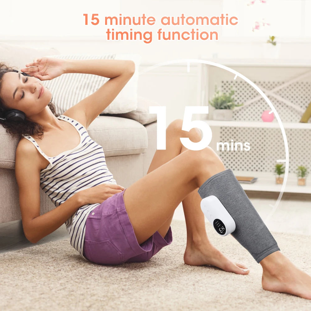 360° Rechargeable Calf & Leg Air Compression Massager