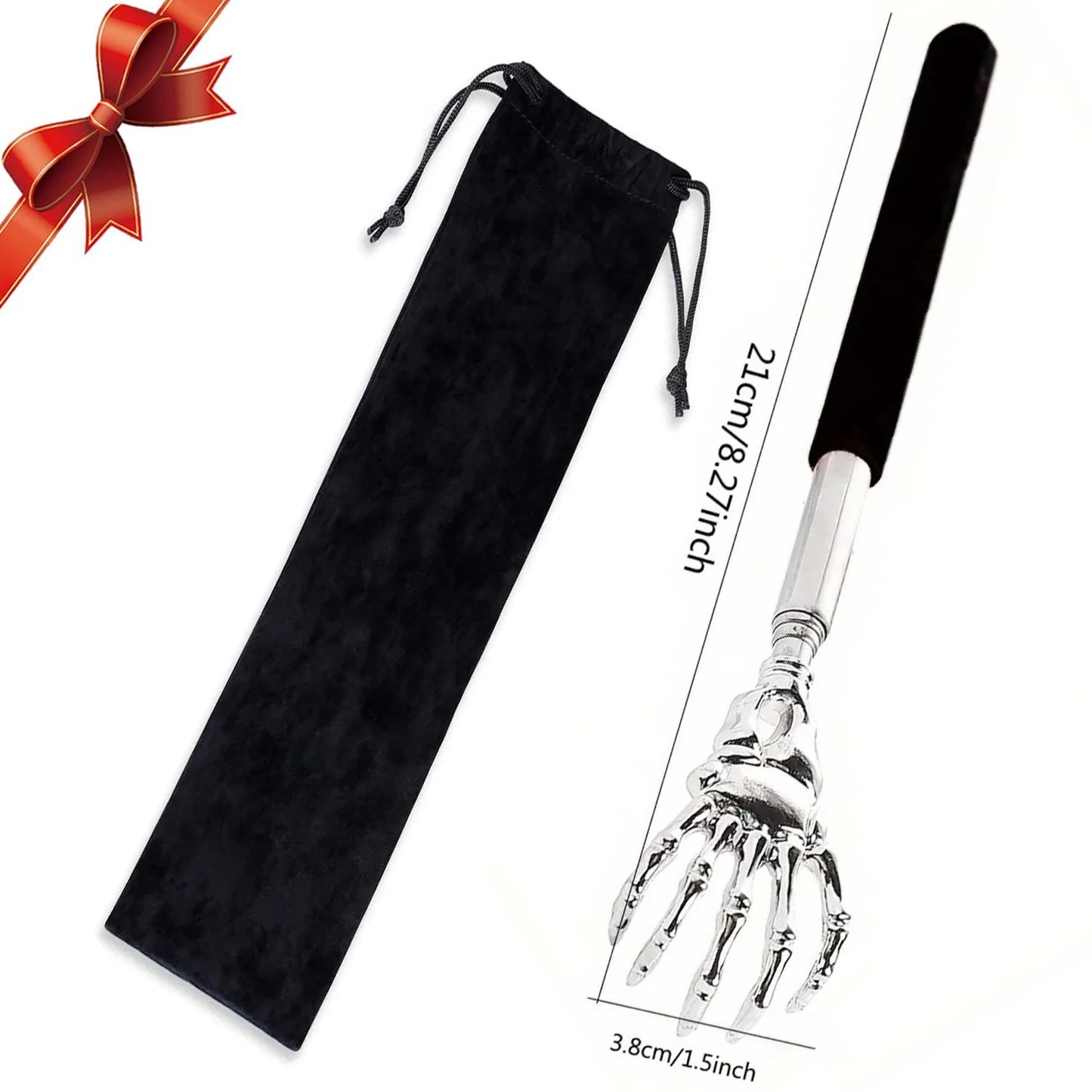 Portable Stainless Steel Telescoping Back Scratcher