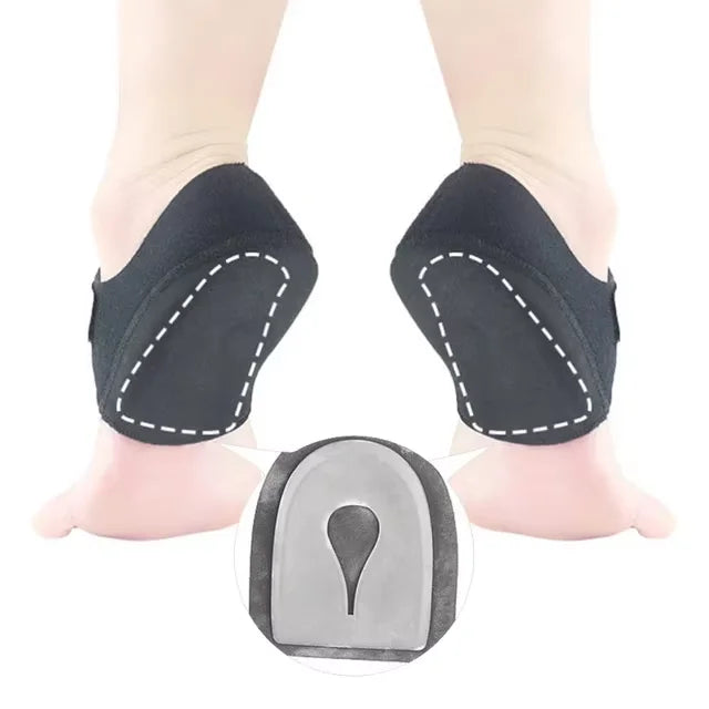 Plantar Fasciitis U-Shaped Silicone Heel Cup Insoles