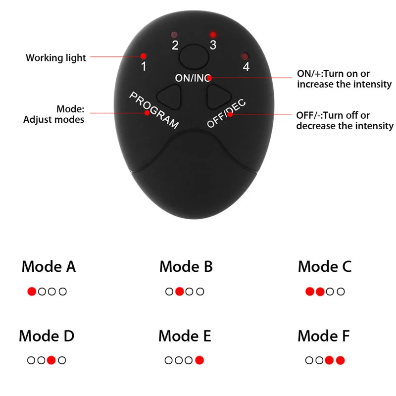 EMS Wireless Abs & Hip Body Slimming Massager