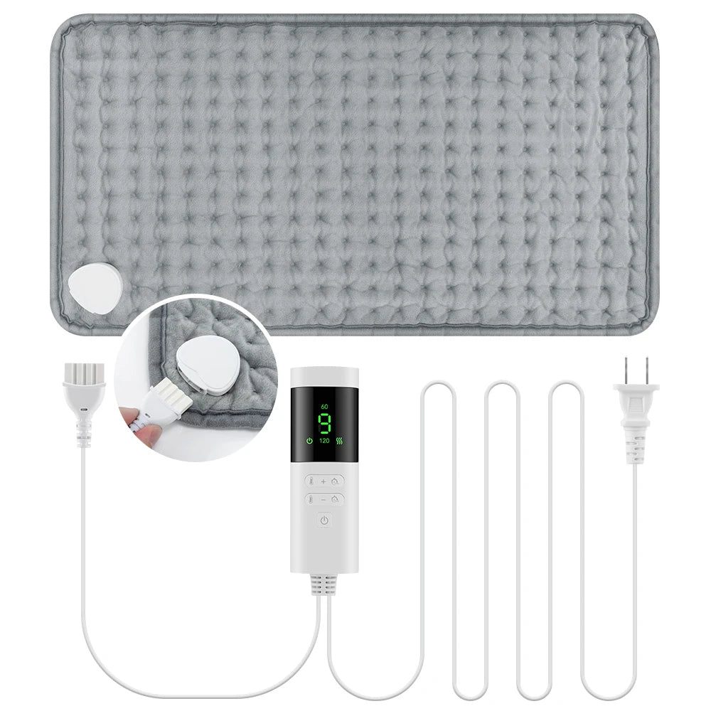 Electric Heating Pad for Back Neck & Shoulders