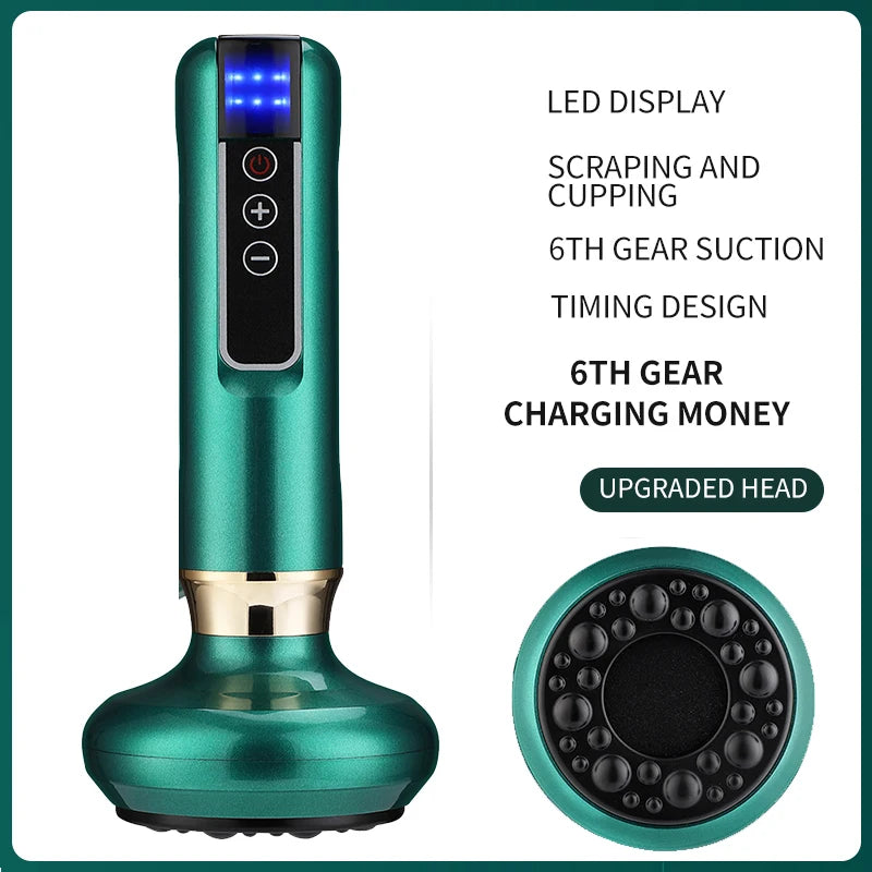 Smart Vacuum Cupping & Gua Sha Scraping Device