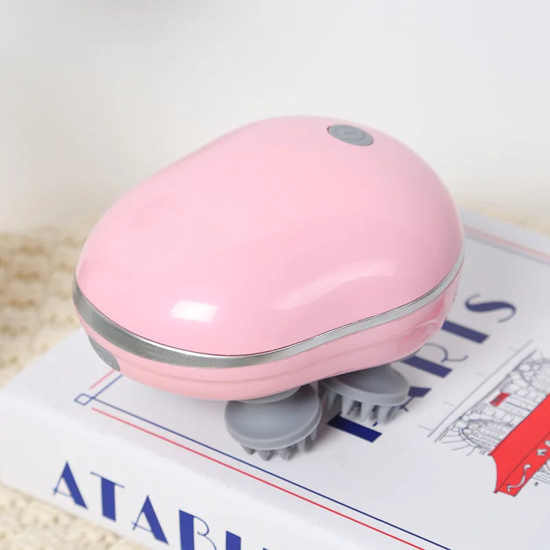 Electric Scalp Head Massager with Red Light Therapy