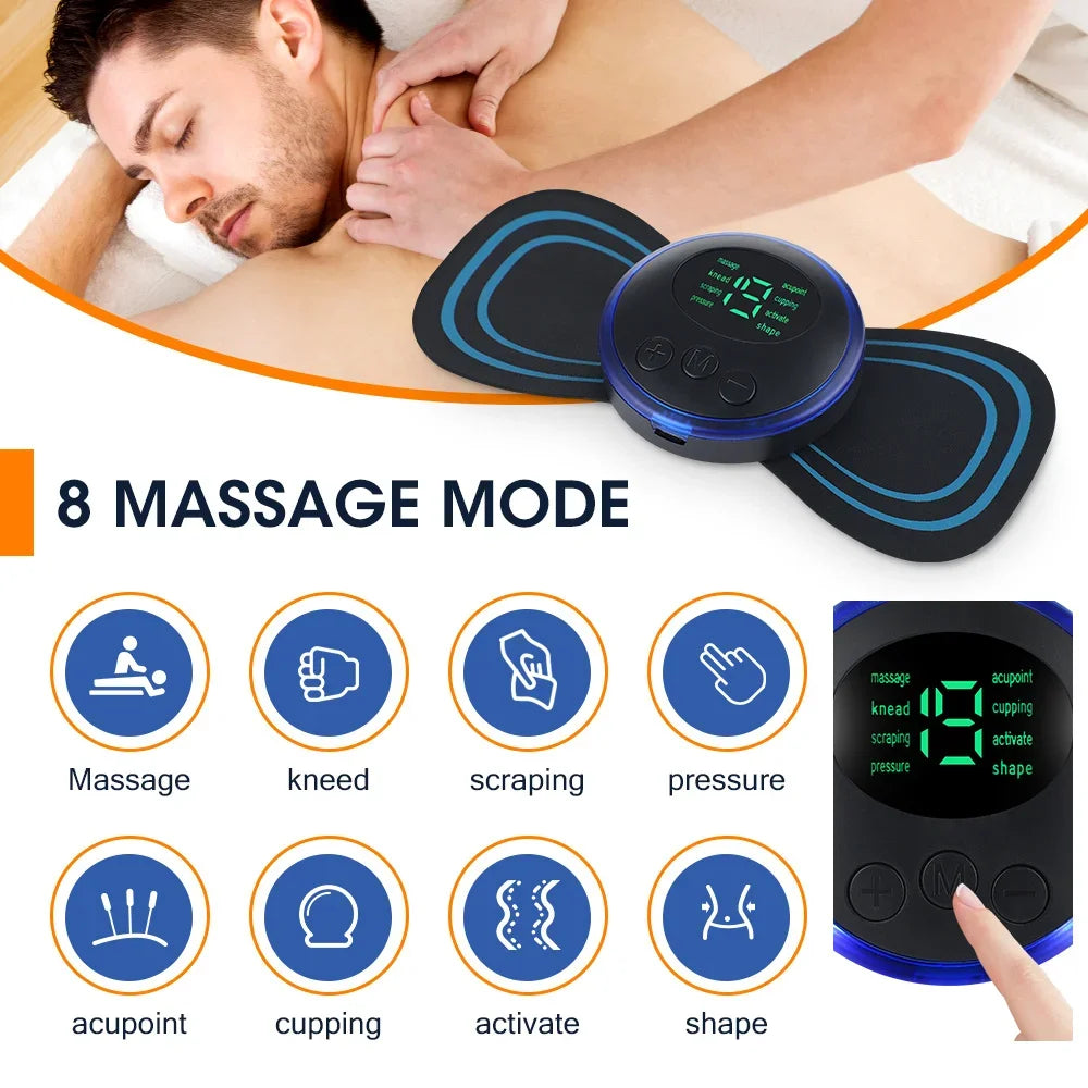 EMS Neck & Back Pain Relief Muscle Stimulator Patches