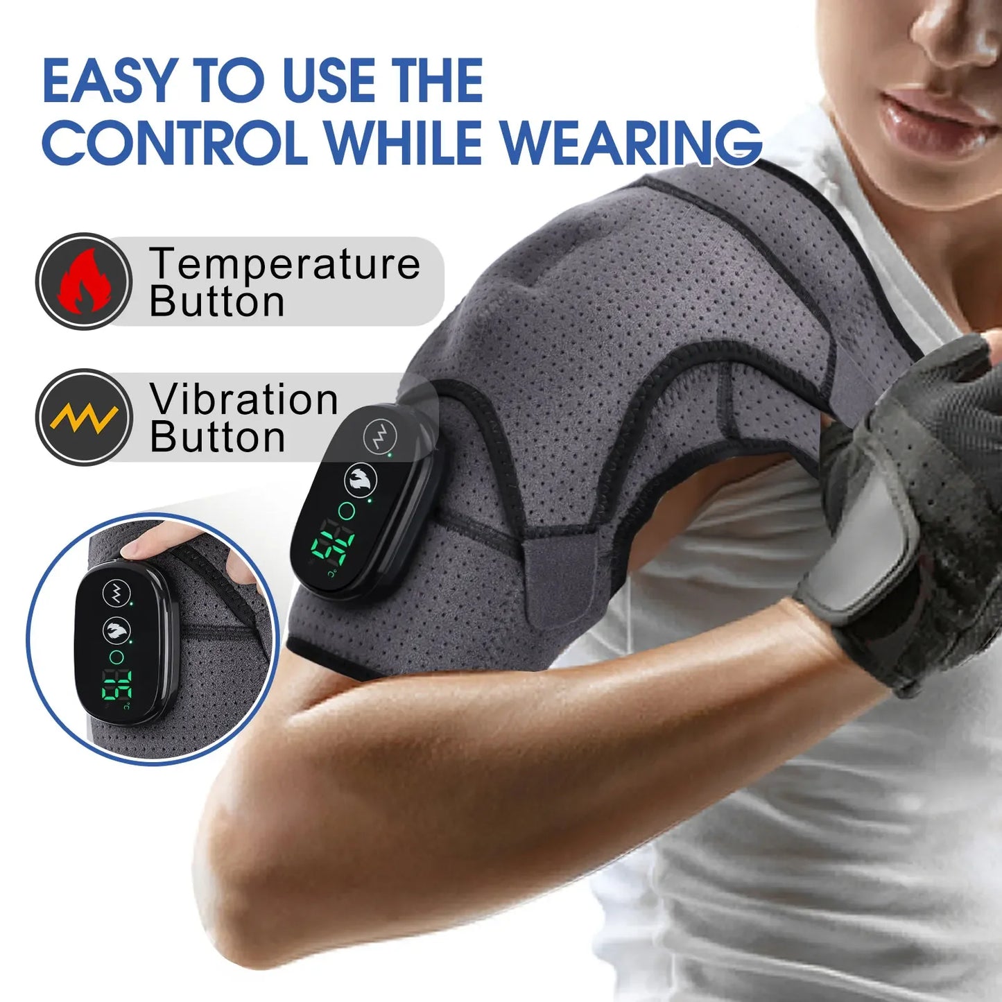 Electric Heating Shoulder & Neck Shawl Massager