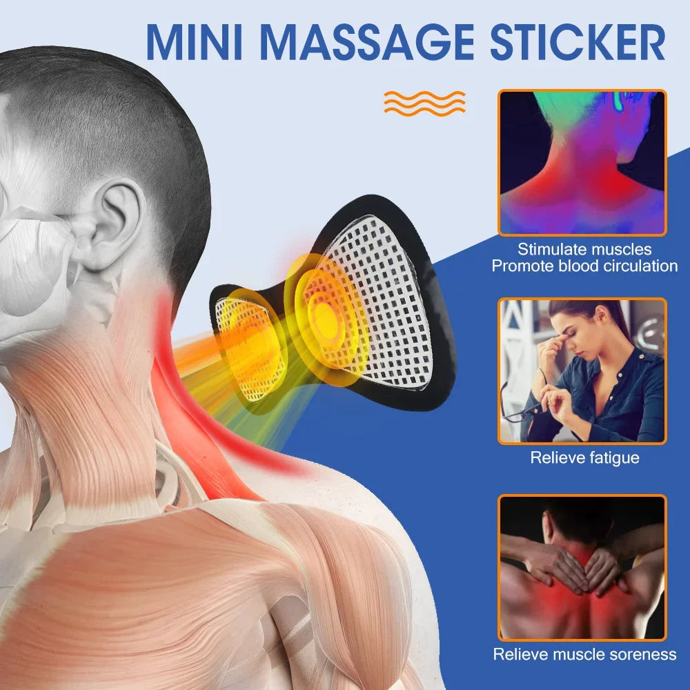 EMS Neck & Back Pain Relief Muscle Stimulator Patches