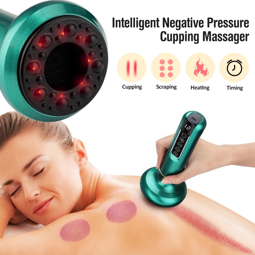 Smart Vacuum Cupping & Gua Sha Scraping Device