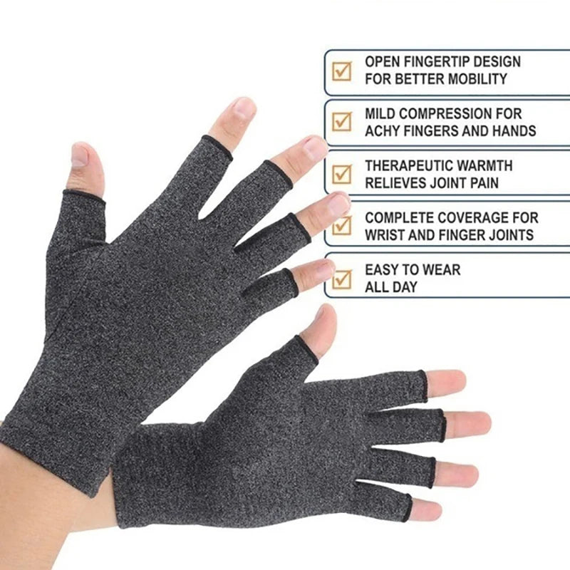 Fingerless Arthritis Compression Gloves