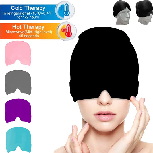 Hot & Cold Migraine Relief Therapy Cap