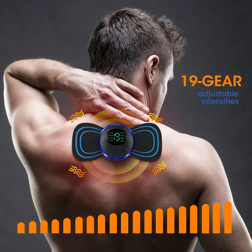 EMS Neck & Back Pain Relief Muscle Stimulator Patches