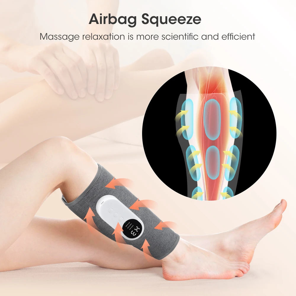 360° Rechargeable Calf & Leg Air Compression Massager
