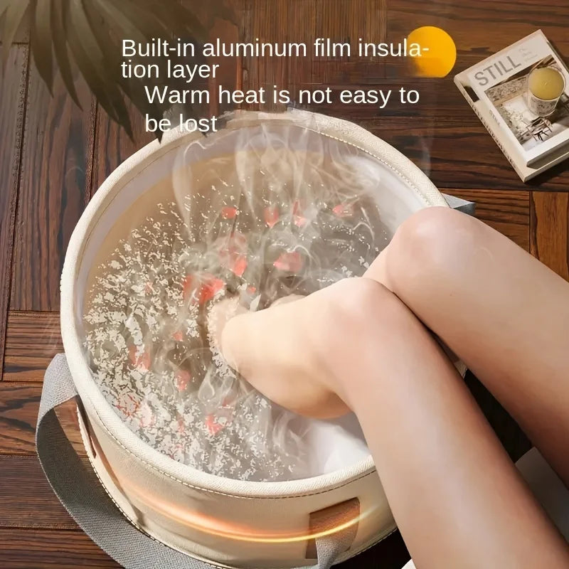 Foldable Foot Soak Spa Bath Tub with Heat Retention