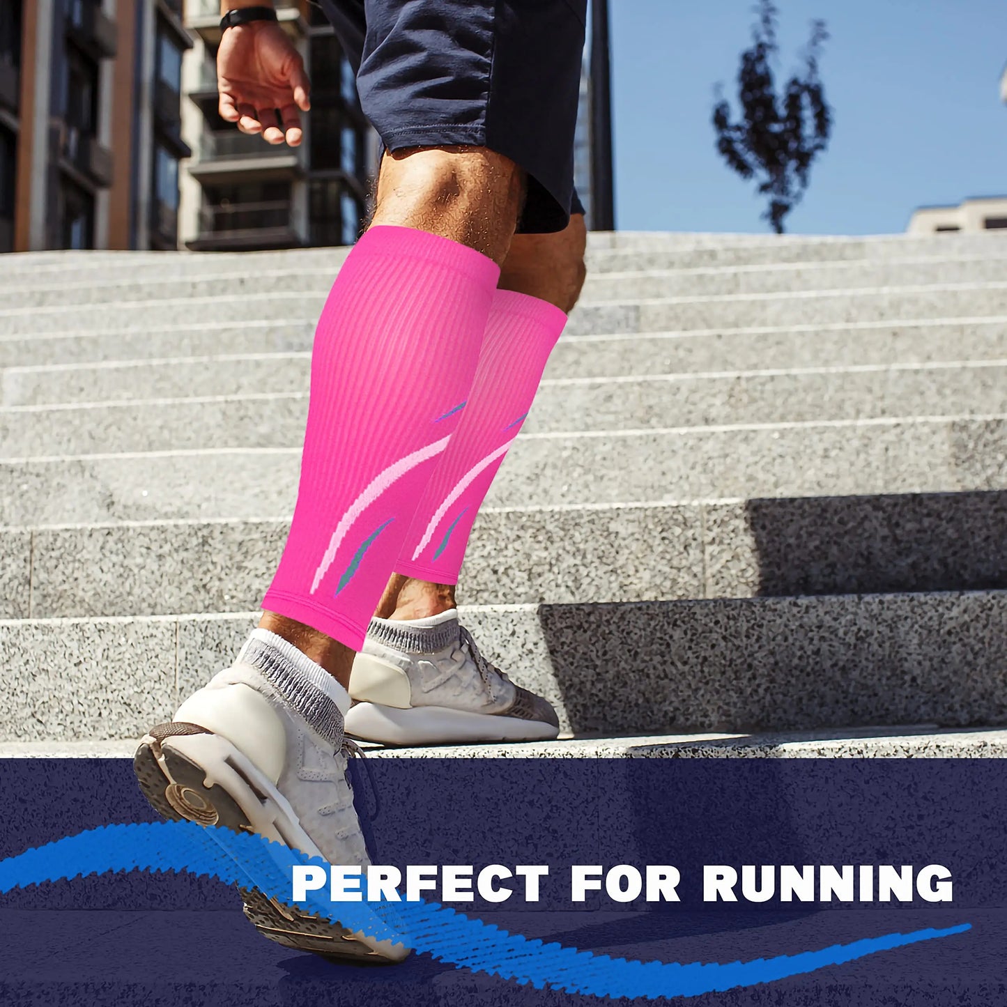Calf Compression Sleeves for Circulation & Pain Relief