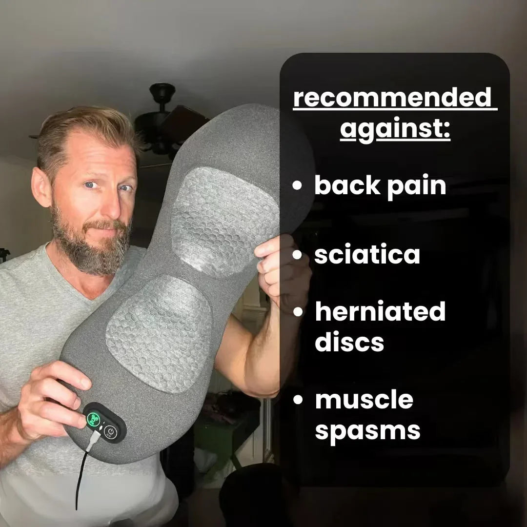 3-in-1 Shiatsu Back & Lower Back Pain Relief Massager