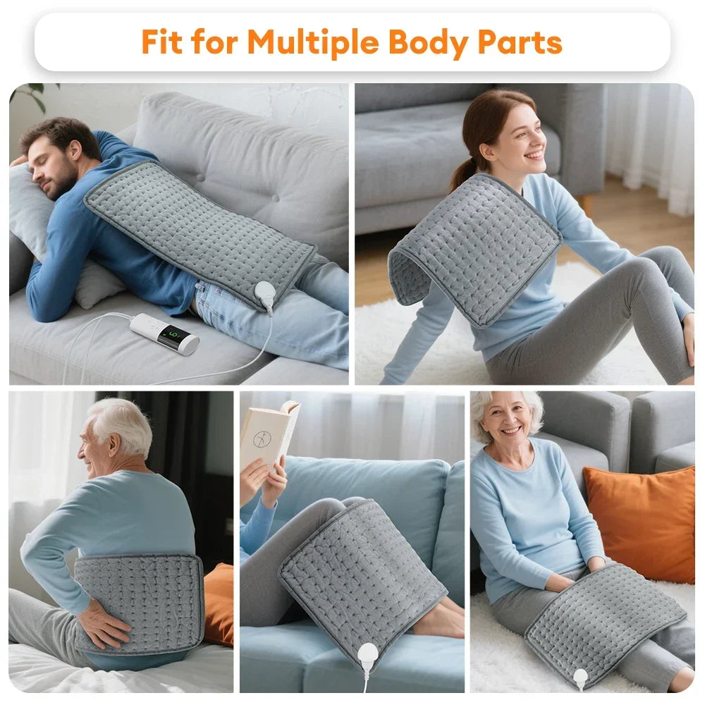 Electric Heating Pad for Back Neck & Shoulders