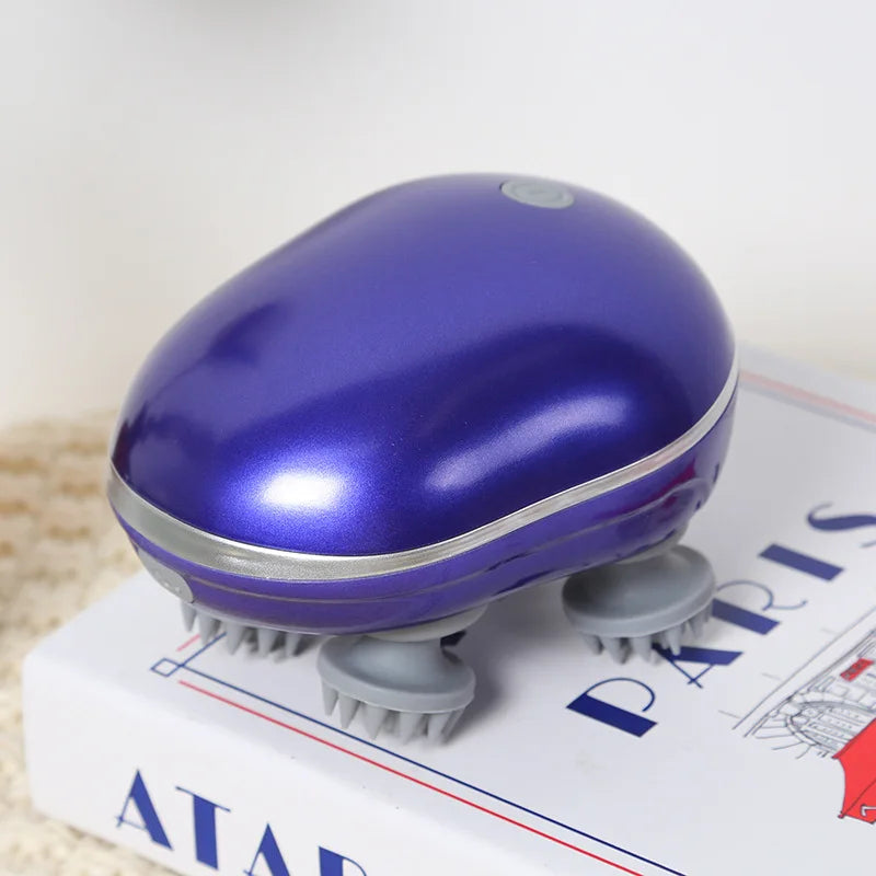 Electric Scalp Head Massager with Red Light Therapy