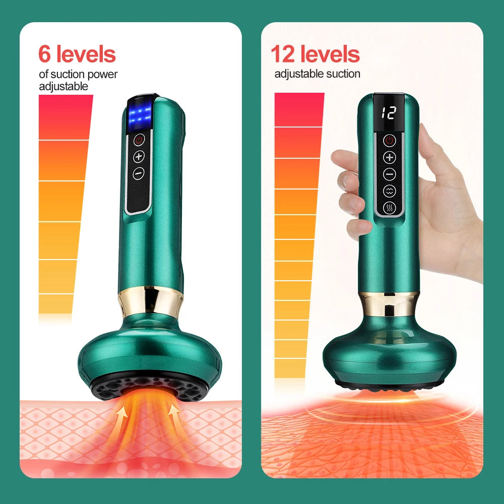 Smart Vacuum Cupping & Gua Sha Scraping Device