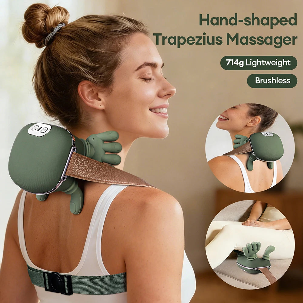 4D Wireless Neck & Shoulder Kneading Massage Shawl