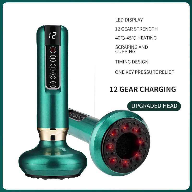 Smart Vacuum Cupping & Gua Sha Scraping Device