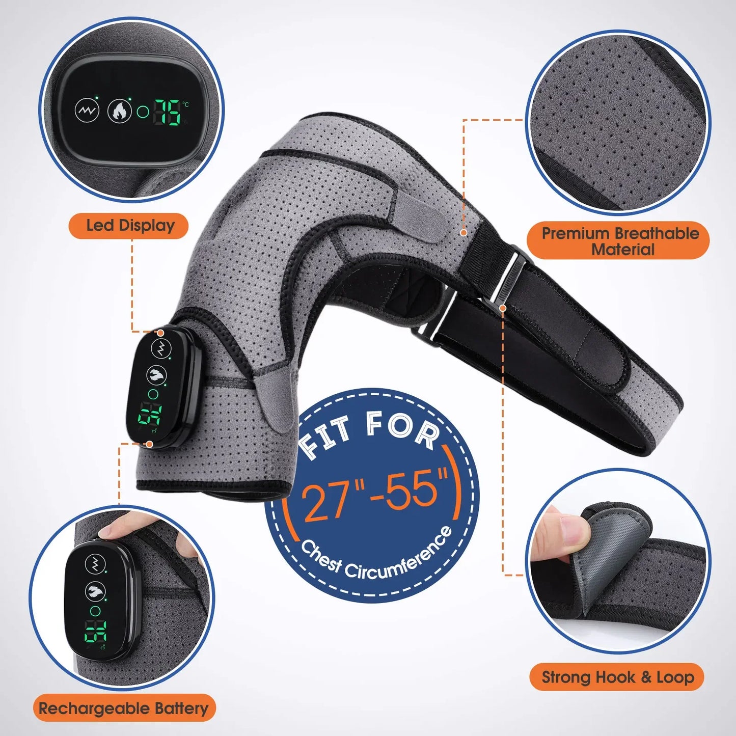 Electric Heating Shoulder & Neck Shawl Massager