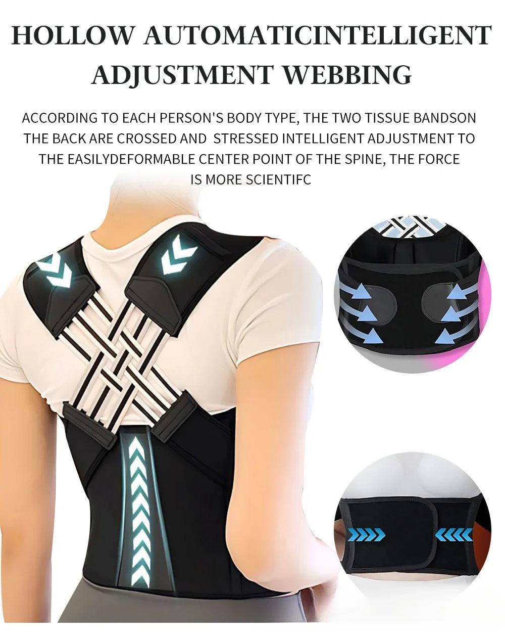 Posture Corrector Back Brace for Men & Women