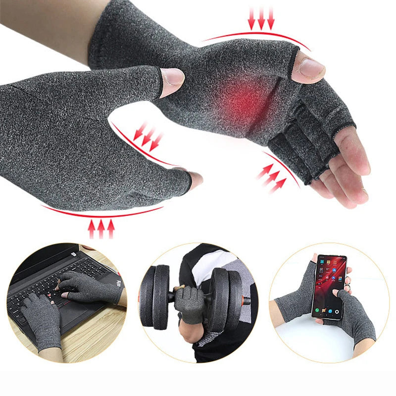 Fingerless Arthritis Compression Gloves