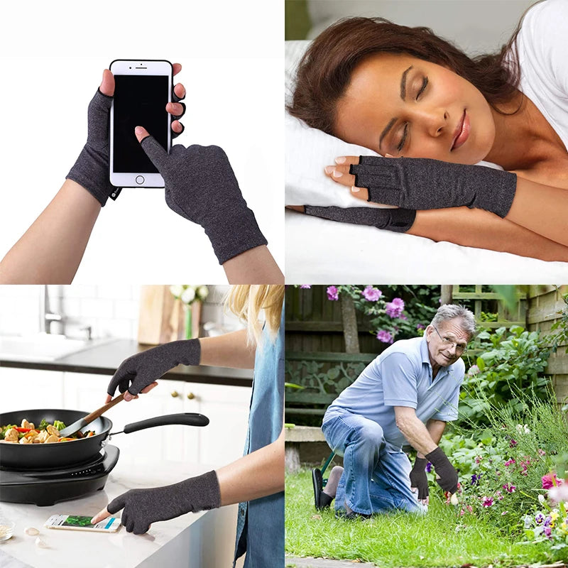 Fingerless Arthritis Compression Gloves