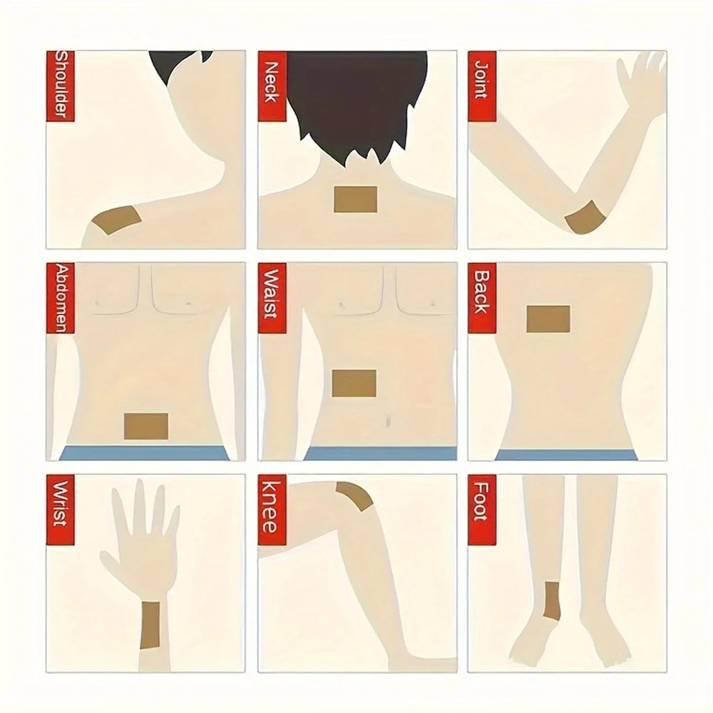 Self-Adhesive Heating Patches for Neck Back & Knees