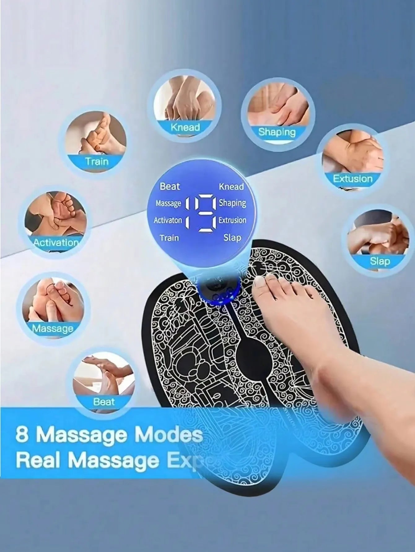 Rechargeable Electric Foot Circulation Massager