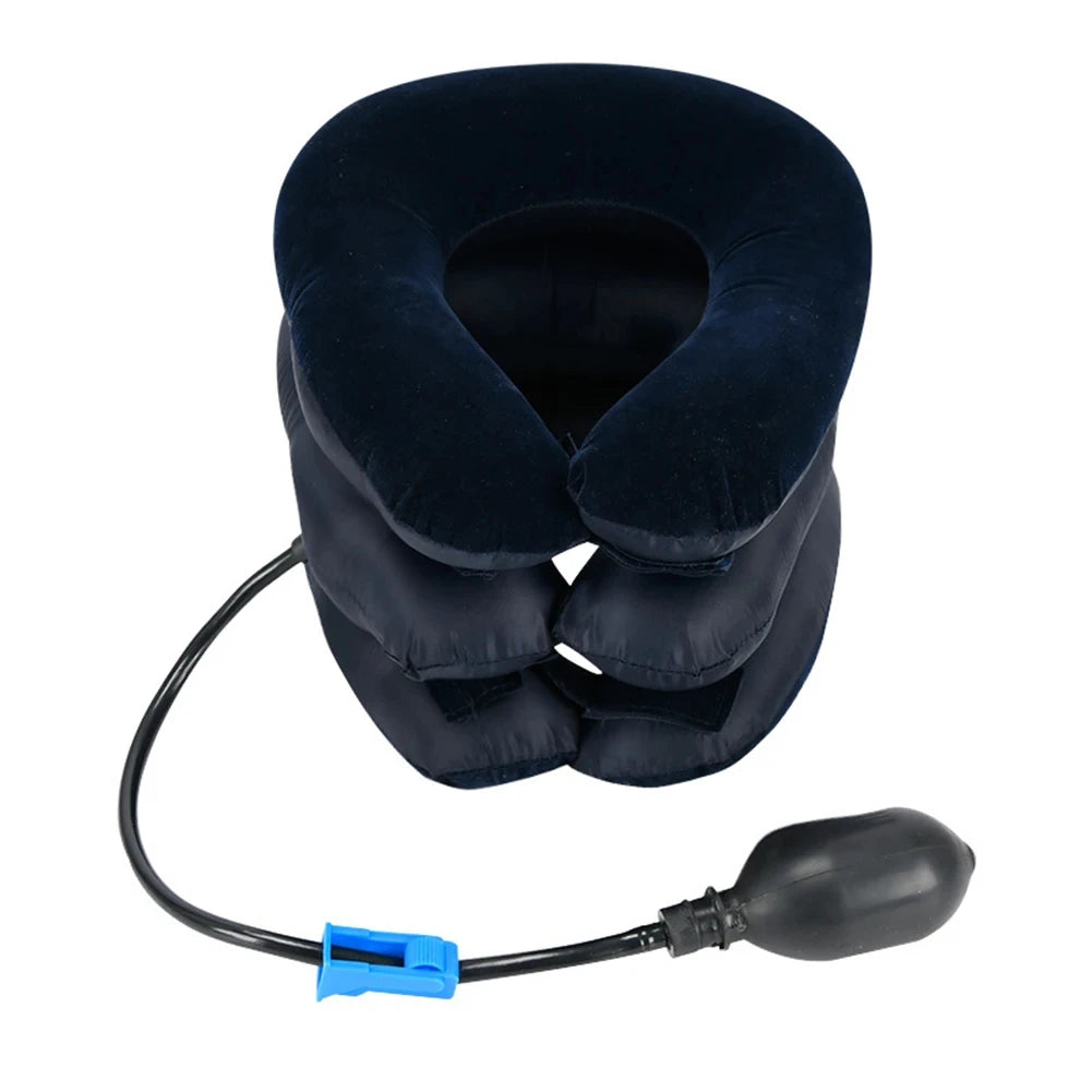 Inflatable Cervical Neck Traction & Stretcher Device