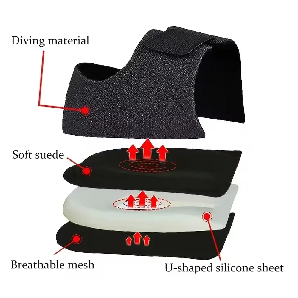 Plantar Fasciitis U-Shaped Silicone Heel Cup Insoles