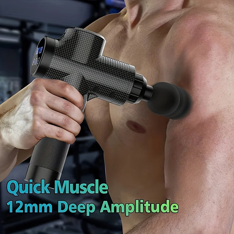 30-Level Percussion Massage Gun for Deep Tissue Relief