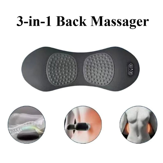3-in-1 Shiatsu Back & Lower Back Pain Relief Massager
