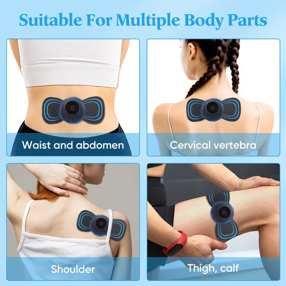 EMS Neck & Back Pain Relief Muscle Stimulator Patches